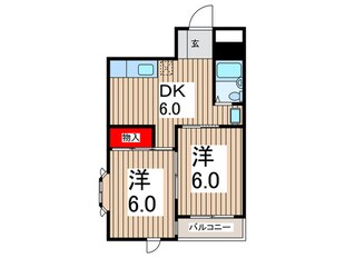 フェイマス富藤の物件間取画像